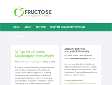 Tablet Screenshot of fructosemalabsorptionhq.com
